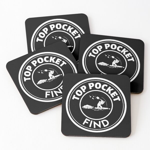Item preview, MerchHaus - Top Pocket Find 4 Black & White Treasure Hunting/Metal Detecting/Digging Design designed and sold by MerchHaus.