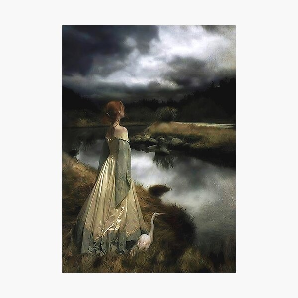 Item preview, Edward Robert Hughes - Whispers On The Wind designed and sold by JDesigningMO.