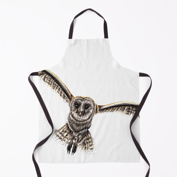 Item preview, Barn owl flying colour designed and sold by LorenDowding.