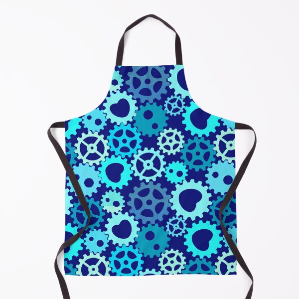 Item preview, Snug cogwheels blue designed and sold by QuirkyCraftz.