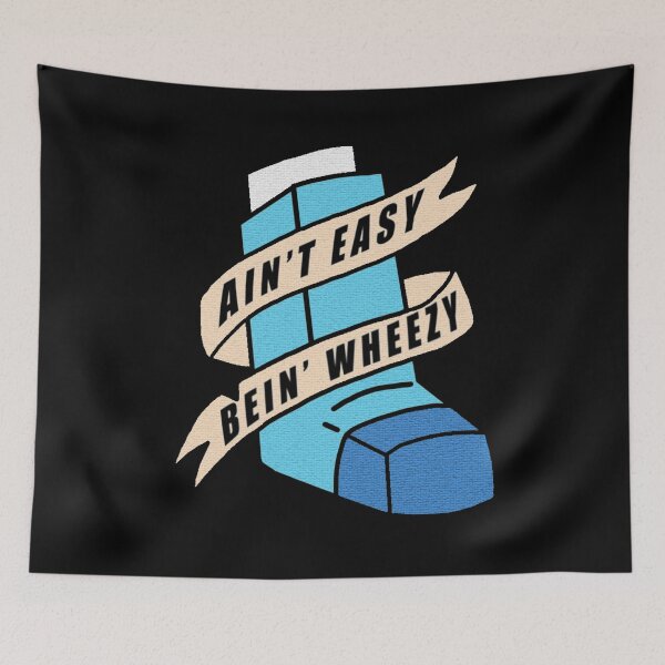 Item preview, AIN'T EASY BEIN' WHEEZY designed and sold by zingarostudios.