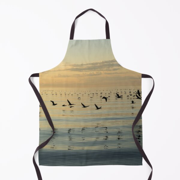Item preview, Flying Bird Ribbons - Cormorant Flocks and Ripples designed and sold by Georgia Mizuleva.