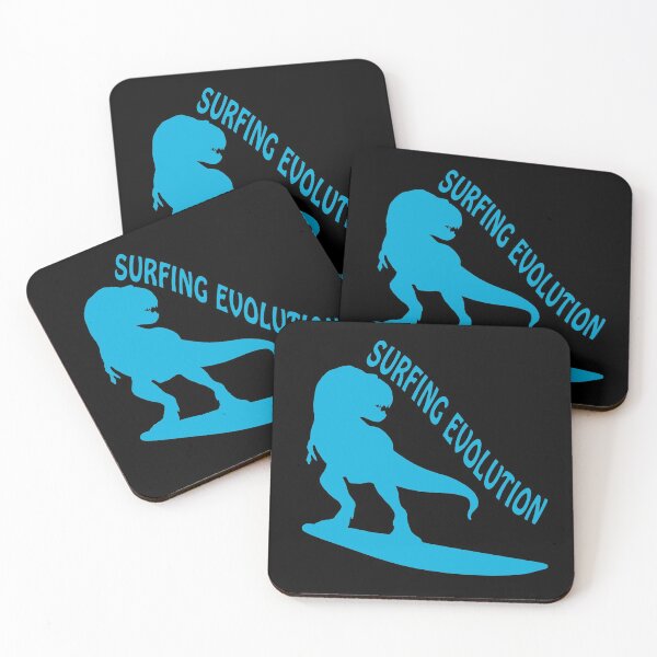 Item preview, Surfing Evolution - Dinosaurs Born To Surf designed and sold by Funkykex.