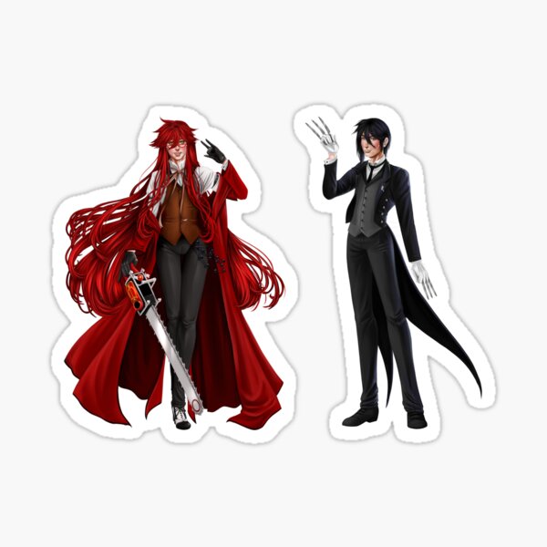 Sebastian and Grell Stickers Sticker