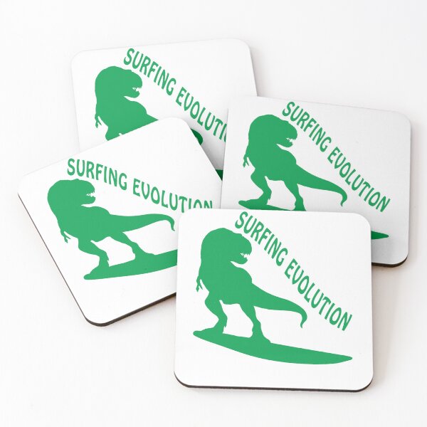 Item preview, Surfing Evolution - Dinosaurs Born To Surf designed and sold by Funkykex.