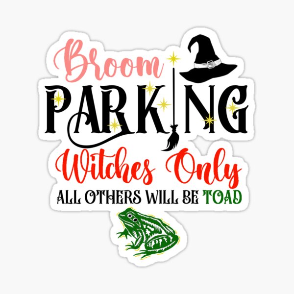 Witches Only Sticker