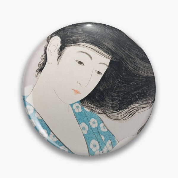 Item preview, Painting Woman Combing Her Hair by Goyō Hashiguchi designed and sold by PLOVERDARK.