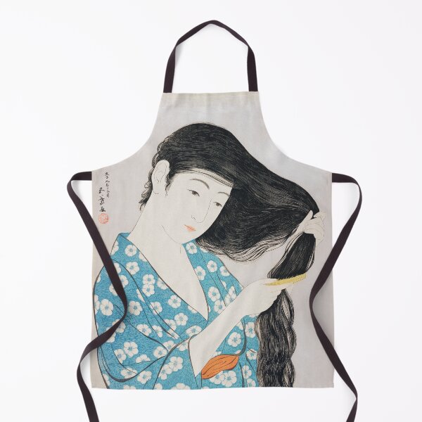 Item preview, Painting Woman Combing Her Hair by Goyō Hashiguchi designed and sold by PLOVERDARK.