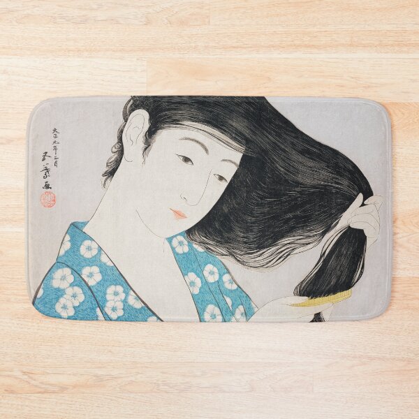 Item preview, Painting Woman Combing Her Hair by Goyō Hashiguchi designed and sold by PLOVERDARK.
