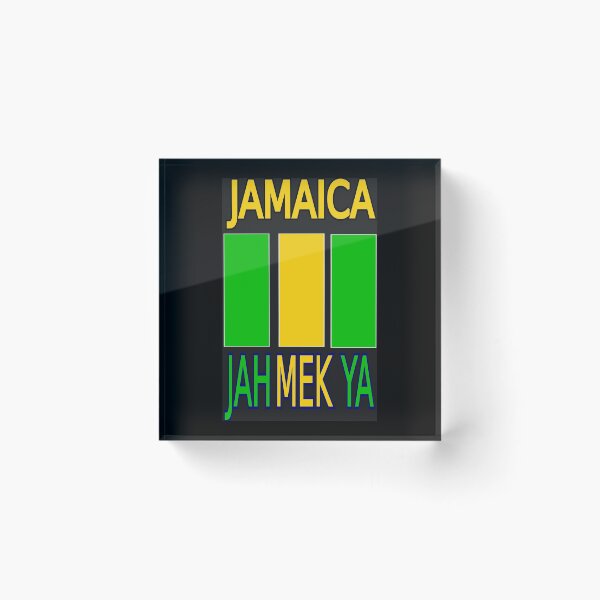 Item preview, Jamaican Saying - Jah Mek Yah Black Sticker designed and sold by DzinesByEarle.