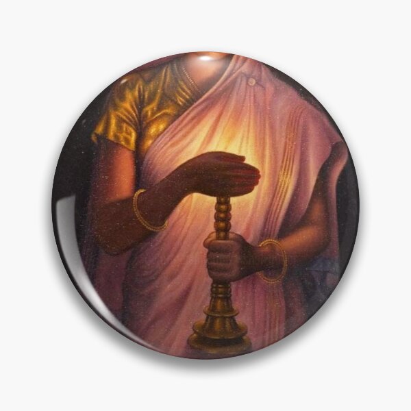 Item preview, Señora sosteniendo una lámpara por Raja Ravi Varma designed and sold by JDesigningMO.
