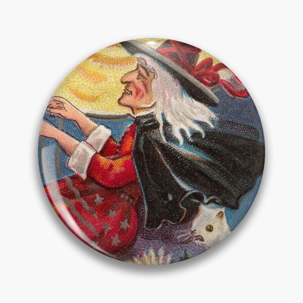 Item preview, Vintage Halloween Witch Full Moon designed and sold by Retro Salt.