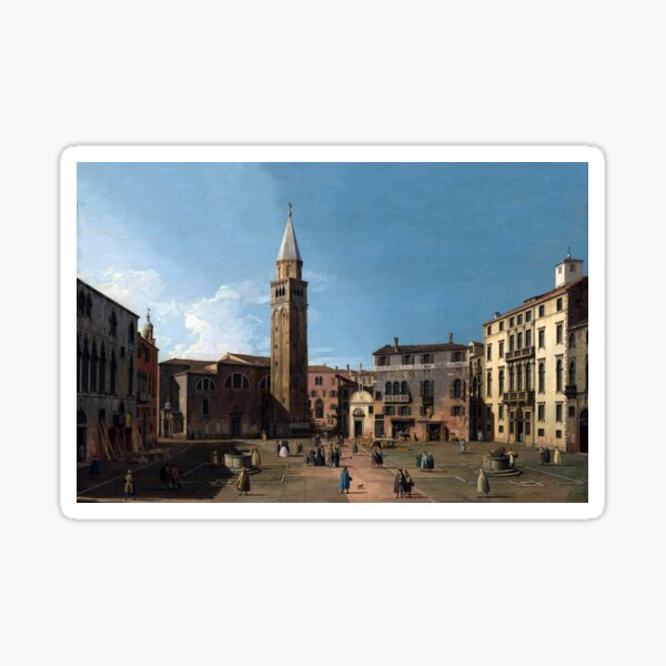 Item preview, Campo Sant’Angelo by Canaletto designed and sold by academic-art.