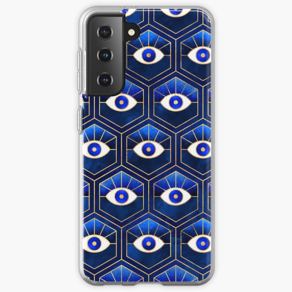 Eyes - Blue Case & Skin for Samsung Galaxy