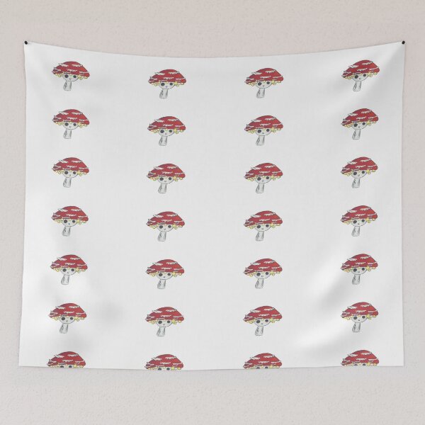 Item preview, red mushroom designed and sold by jamminanddrawin.