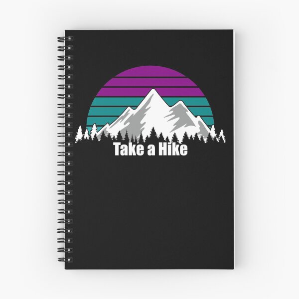 Item preview, 'Take a Hike" Snow Mountains Landscape designed and sold by HikingInWindsor.