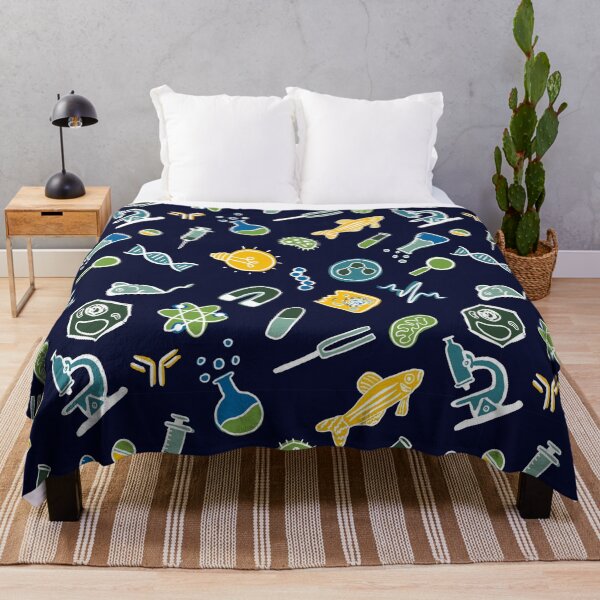 Item preview, Science Icons on Navy designed and sold by Hodgepodge Bricolage.