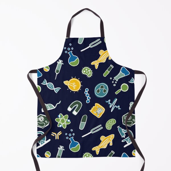 Item preview, Science Icons on Navy designed and sold by Hodgepodge Bricolage.