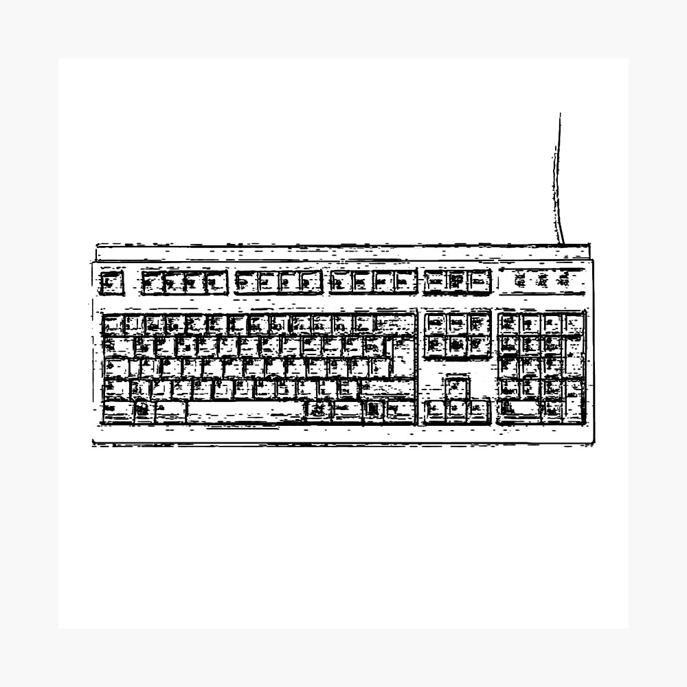 IBM model M mechanical keyboard