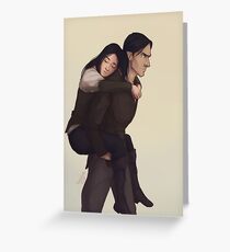 Elorcan Piggyback Greeting Card
