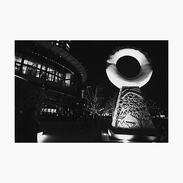 Outside the Crown Casino Melbourne Photographic Print