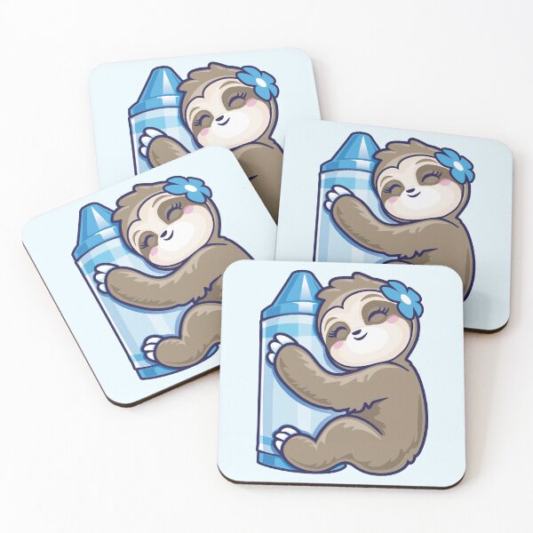 Item preview, Blue Cray on Cute Sloth Lovers Blue  designed and sold by pablomendoza.