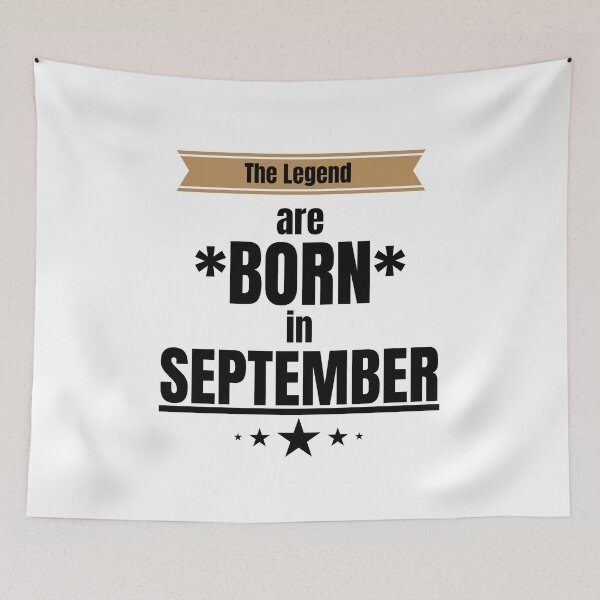Item preview, The Legend Are Born In September designed and sold by Chanchane Store.
