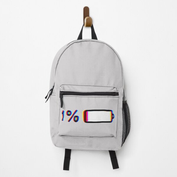 Item preview, One Percent Glitched Effect Battery Print designed and sold by MyQuirkyDesigns.