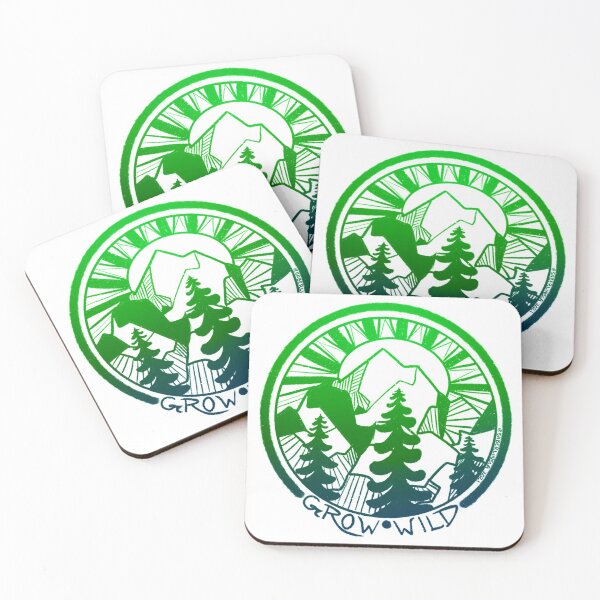 Artikelvorschau, Aufkleber „Grow Wild Nature Backcountry“. entworfen und verkauft von Saberlin.