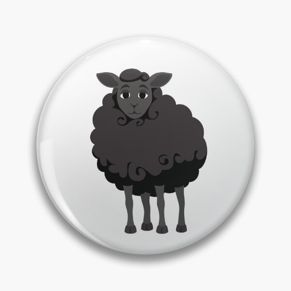Item preview, Cute Black Sheep  designed and sold by NoImNotBecka.