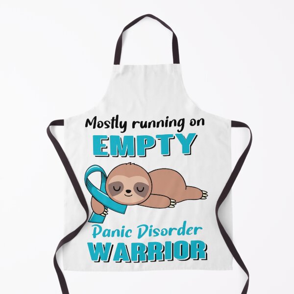 Item preview, Mostly Running On Empty Panic Disorder Warrior designed and sold by Brad-FI.
