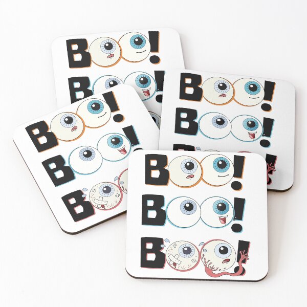 Item preview, Paquete de pegatinas de Halloween Boo Eyeballs designed and sold by Designs By YL.