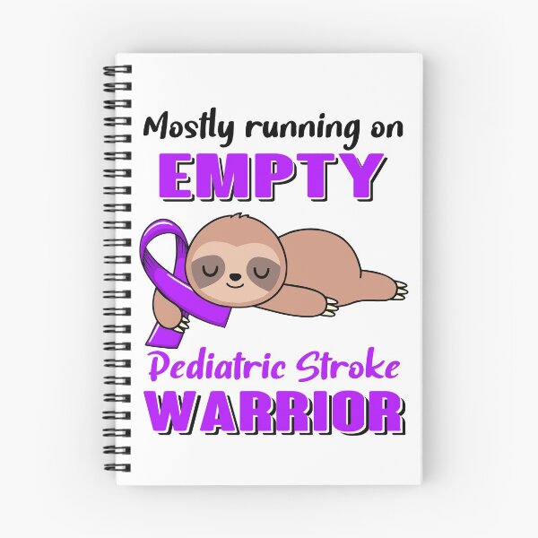 Item preview, Mostly Running On Empty Pediatric Stroke Warrior designed and sold by Brad-FI.