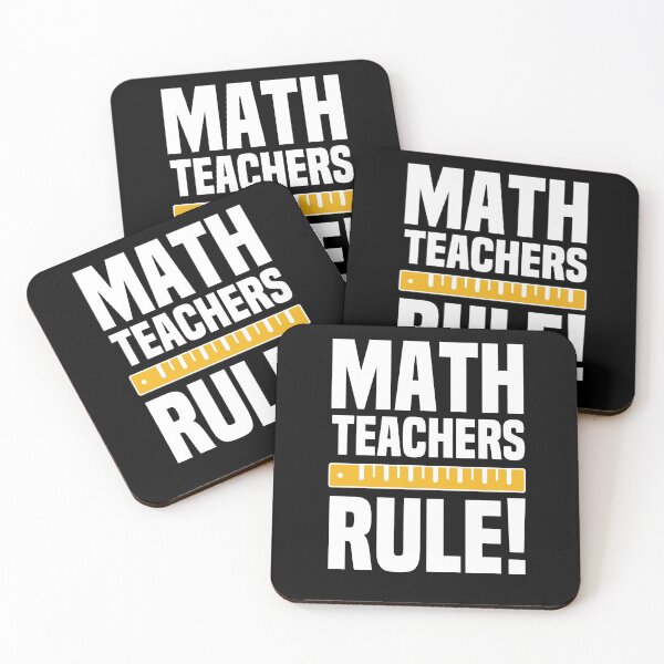 Item preview, Math Teachers Rule - Funny Math Ruler  designed and sold by redblackline.