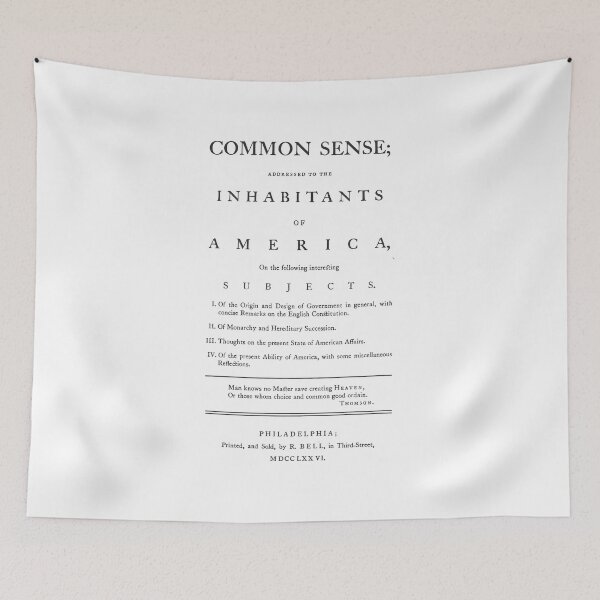 Item preview, The Common Sense (Original cover of Thomas Paine's 'Common Sense') designed and sold by franklinprintco.