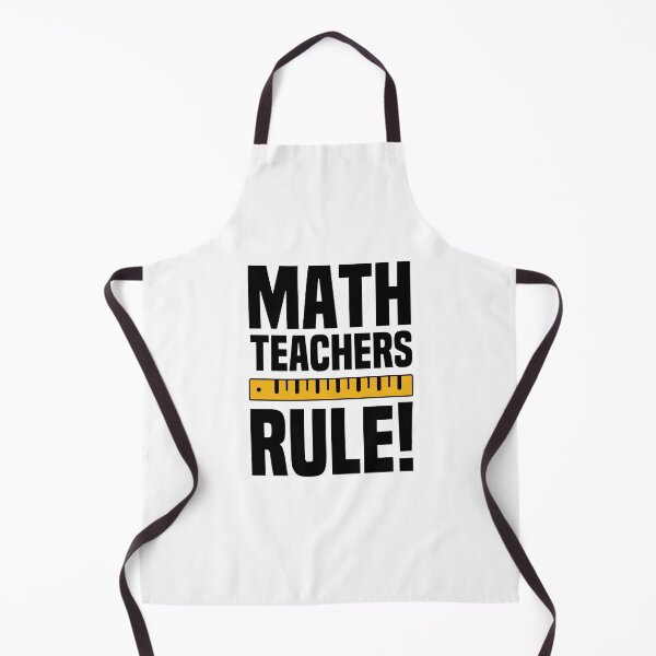 Item preview, Math Teachers Rule - Funny Math Ruler designed and sold by redblackline.