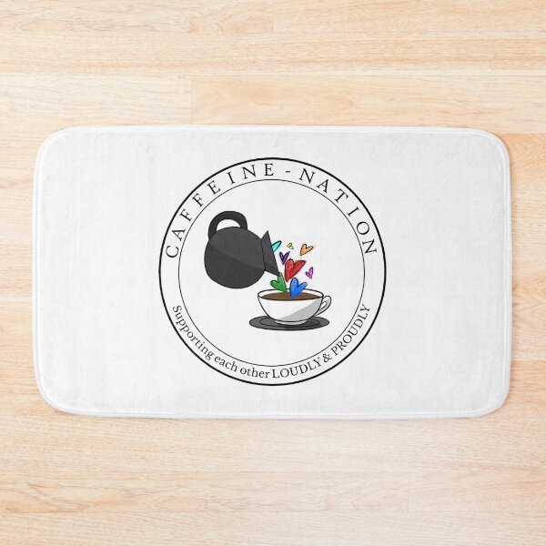 Item preview, Caffeine-Nation Emblem designed and sold by HappyCapster.