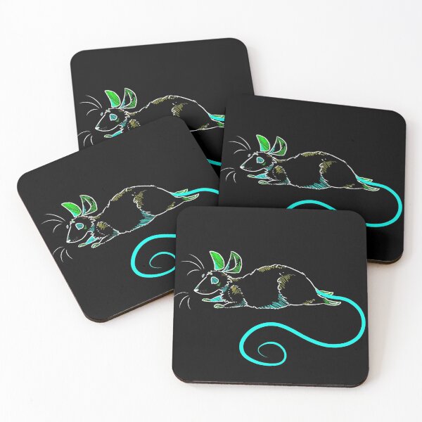Item preview, neon rat designed and sold by Jemma-Draws.