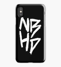 The Neighborhood (White on Black Version) iPhone Case