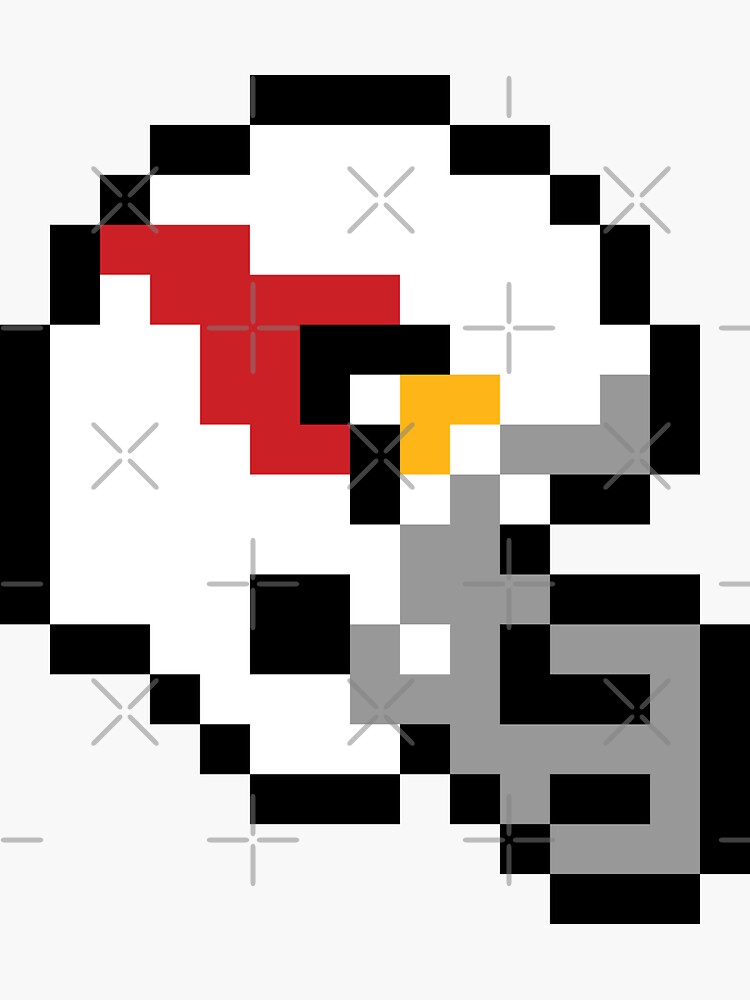 Arizona Cardinals (8-bit Football Helmet Only) Sticker for Sale by  TheArmorsmith