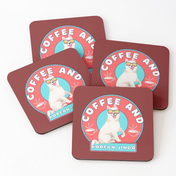 Item preview, Coffee And Korean Jindo designed and sold by CareChoice.