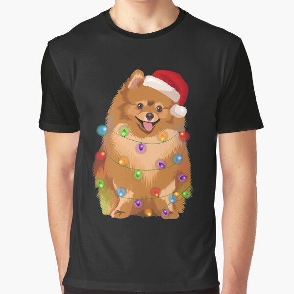 Item preview, Pomeranian Christmas Lights designed and sold by Clavitaps.