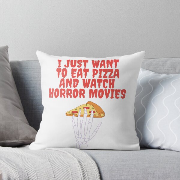 Item preview, Copy of i just want to eat pizza and watch horror movies designed and sold by Tomato-soup.