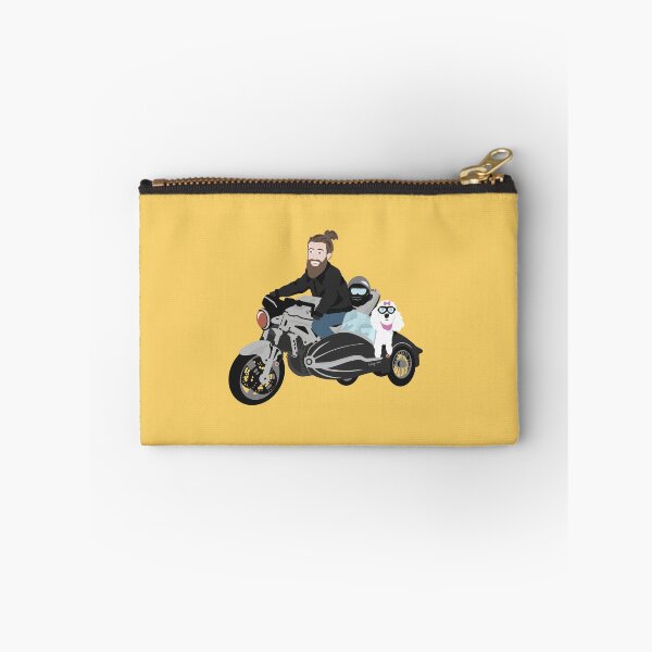 Item preview, Dude on a bike with a dog designed and sold by Tilly Scribbles.