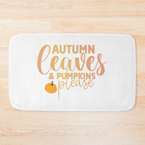 Item preview, Autumn Leaves and Pumpkins Please designed and sold by franktact.