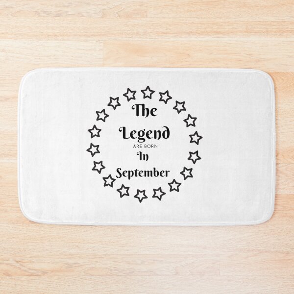 Item preview, The Legend Are Born In September designed and sold by Chanchane Store.