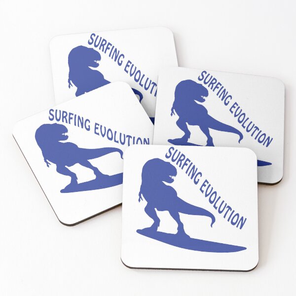 Item preview, Surfing Evolution - Dinosaurs Born To Surf designed and sold by Funkykex.