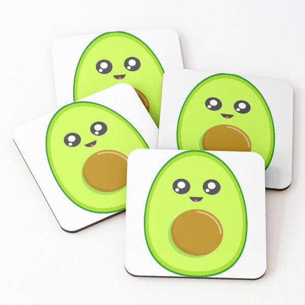Item preview, Cute Avocado, Avocado Cute Kawaii Food Diet Fruit Cartoon designed and sold by The-Fantasy.