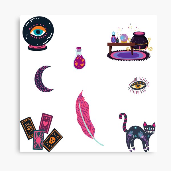 Celestial Witch Aesthetic Sticker Pack, Spell Magic Aesthetic, Modern  Witchcore Aesthetic Art, Witchy Stuff Art Board Print for Sale by  Black11Flamingo