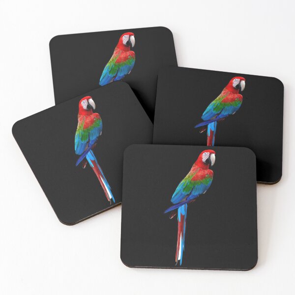 Item preview, Scarlet Makaw Parrot Red and Black designed and sold by Designforoz.